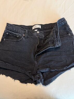 Abercrombie & Fitch Curve Love High Rise Mom Short